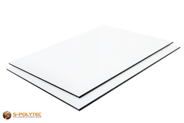 Panneau sandwich aluminium DiLite Standard Blanc épaisseur 2mm 2050 mm x  3050 mm
