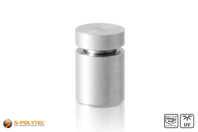 Spacer stainless steel 13x13mm screwable ✓ For inside and outside ✓ Already  from 1 piece