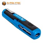 Multifunctional stripping tool for cable stripping and stripping individual wires