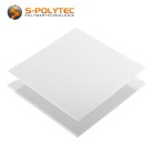 Polystyrene white (similar to RAL9003, signal white) as standard sized sheet 2000mm x 1000mm from 2mm to 5mm thickness