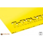 Acrylic glass yellow laser cut