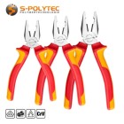 The VDE power combination pliers are insulated up to 1000V to protect against electrical hazards