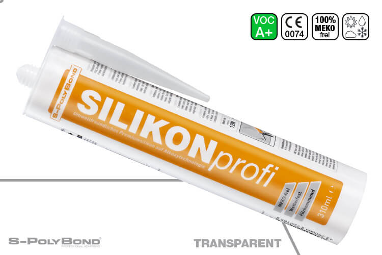Mastic silicone transparent 300 ml - OneBond 63642597422