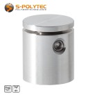 Wall spacer stainless steel 15 x 15mm flat version