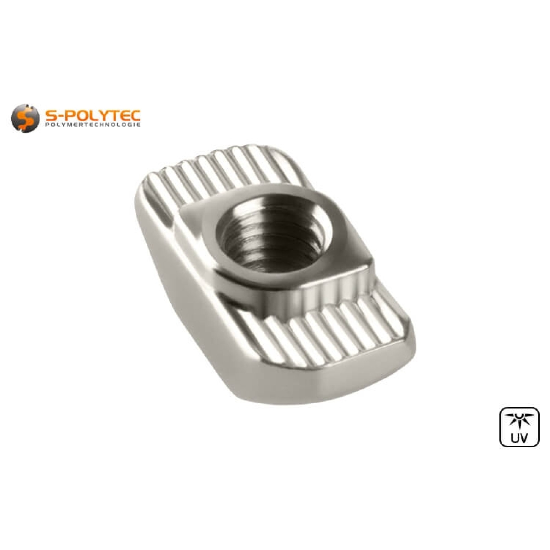 The slot nuts are made of nickel-plated carbon steel for both indoor and outdoor applications