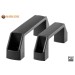 Vorschaubild The black handles are available in different sets with mounting material for 6mm or 8mm groove width