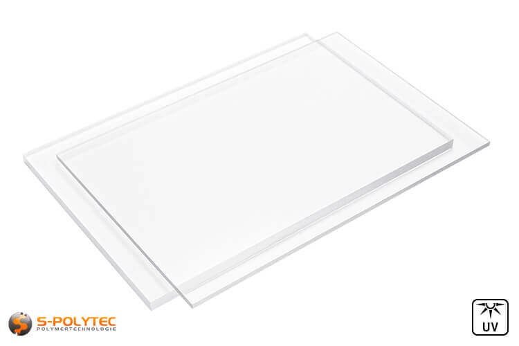 Plaque plexiglass GS 30mm transparent