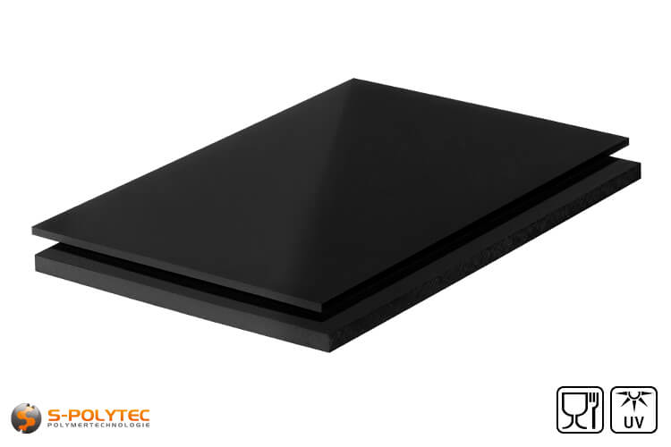 3/4 Black HDPE Sheets 48 x 96, Cut-To-Size