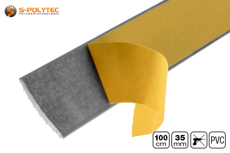 The fully self-adhesive backing guarantees a perfect grip on almost all smooth surfaces