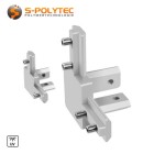 Our 3-way profile connectors for connecting three construction profiles at a right angle
