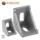 The 90° angle profile connectors for construction profiles are available in three different sizes