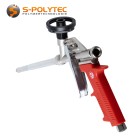 The inexpensive foam gun P-Plus has a sturdy metal housing