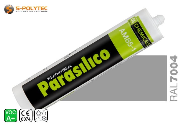 Parasilico AM85-1 light grey (RAL 7004) 300ml - From 1 piece ✓ Graduated  prices ✓ For interior and exterior applications ✓ Permanently elastic ✓