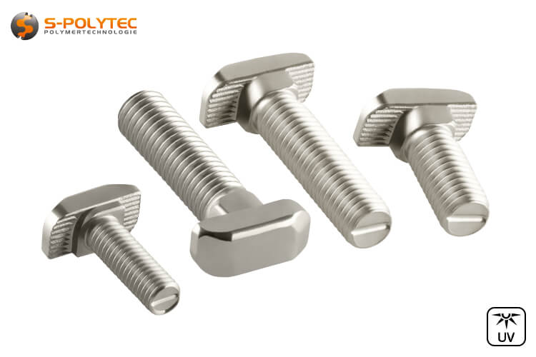 Hammer screw with external thread for aluminium construction profiles in many different sizes at the best prices