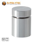 Wall spacer stainless steel 15x15mm screwable version