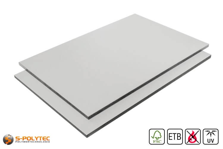 HPL sheets light grey cheap online | S-Polytec