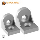 The rounded angle brackets with 90° angle are available in two different sizes