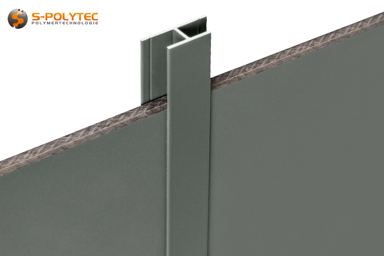 We offer our aluminium H-profiles in dust grey for gap covering in 2000m and 1000mm lengths or cut to size