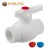 Aqua-Plus PP-R Ball Valve for Welding in White