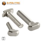 Hammer screw with external thread for aluminium construction profiles in many different sizes at the best prices