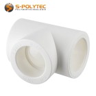 We offer the white PPR T-pieces for pipe branching in the sizes DN20, DN25, DN32 and DN40