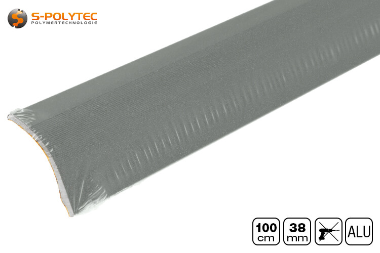 The aluminium adjustment profiles compensate for height differences in different floor coverings from 4mm to 11mm