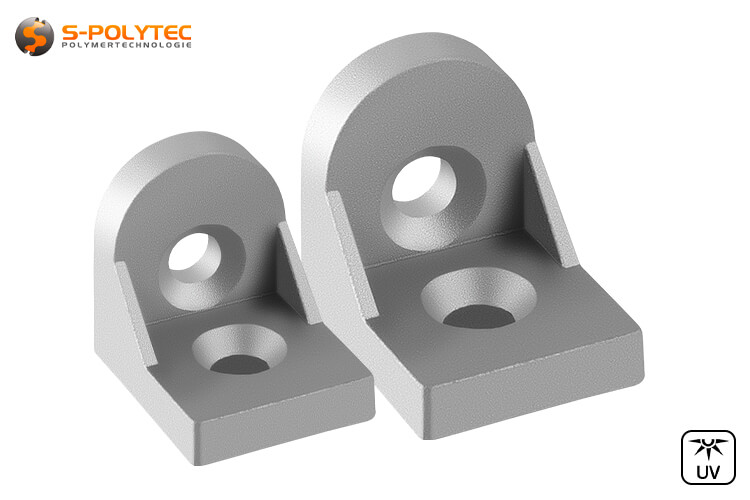 The rounded angle brackets with 90° angle are available in two different sizes