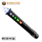 Our inductive voltage tester is suitable for AC voltages from 12V to 1000V (48V - 1000V)