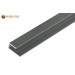 Vorschaubild The dusty grey U-profiles made of solid aluminium are suitable as a finish for panels with a thickness of 3mm, 6mm or 8mm, depending on the version