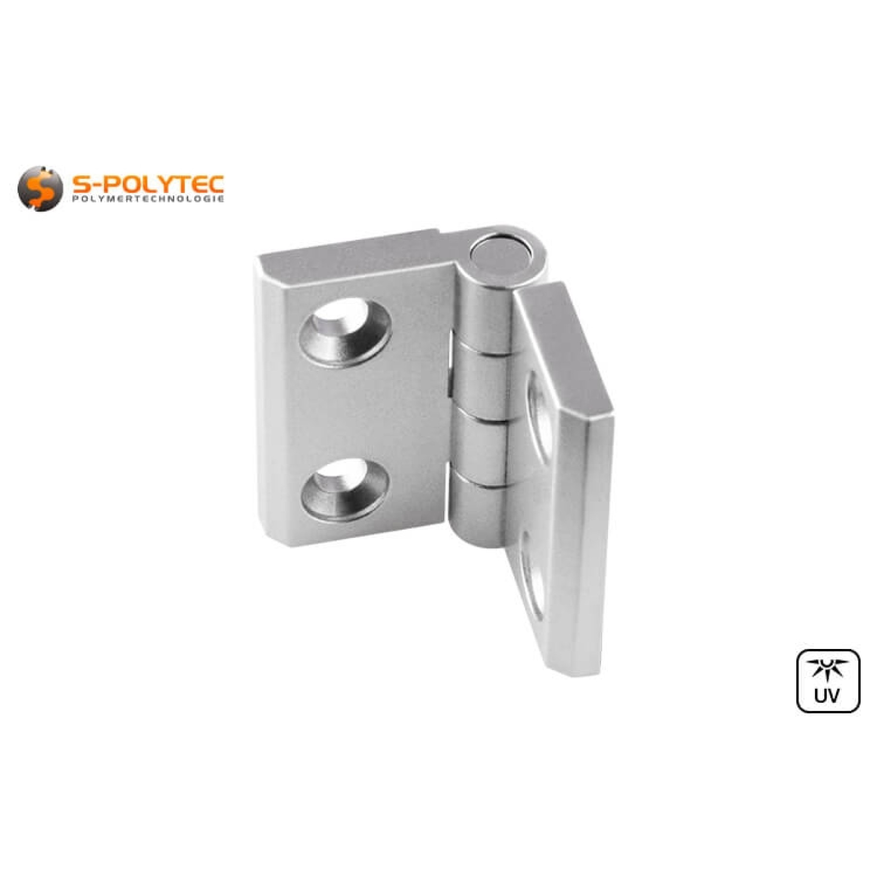 The metal door hinges are available in different sizes for aluminium construction profiles