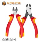 The VDE power diagonal cutters are insulated up to 1000V to protect against electrical hazards