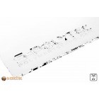 Acrylic glass transparent laser-cut